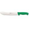 Butcher Knife - ARCOS - Prof 292721 - Nitrum Stainless Steel - 25 Cm Blade - Ergonomic Green Handle