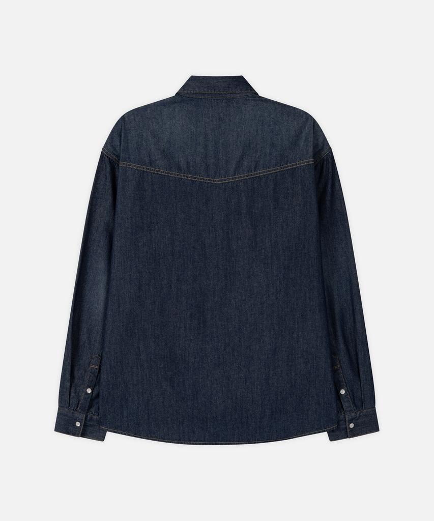 DRAW FIT Dexter Western Denim Shirt [Blue]