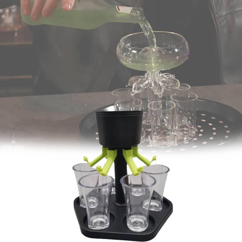 Wine Hexagonal Fair Divider Party Pour Dispenser Tray Set Of Supplies Tools