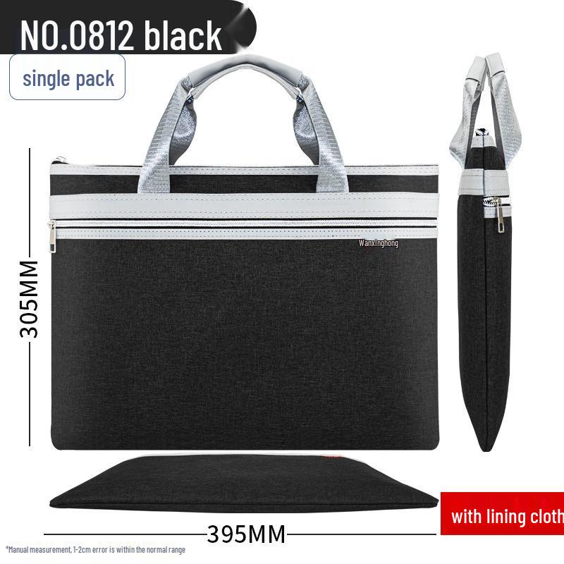 Oxford Cloth Waterproof Briefcase for Documents and Cigarettes