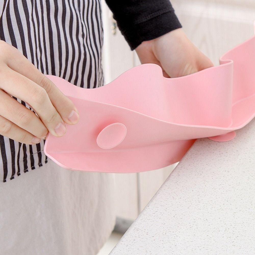 TPE Sink Baffle Splash Guard Oil-Proof Sink Guard Baffle Water Baffle Plate  Kitchen Supplies