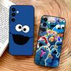 C-Cookies Monster Cartoon Phone Case For Samsung Galaxy A73,A72,A71,A70,A53,A52,A51,Others Soft Black Cover