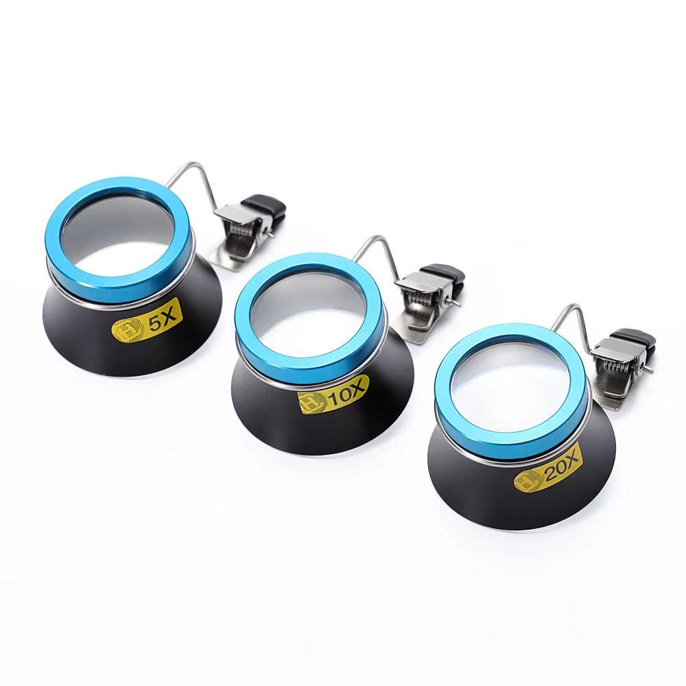 1Pcs 5X 10X 20X Loupe Magnifying Lens Eye Loupe Portable Eyepiece Process Operation