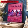 Incredibox Customize Your Name Diamond Painting Round Diamond Diy Frameless Holiday Artwork Suitable For Home Office Wall Decoration
