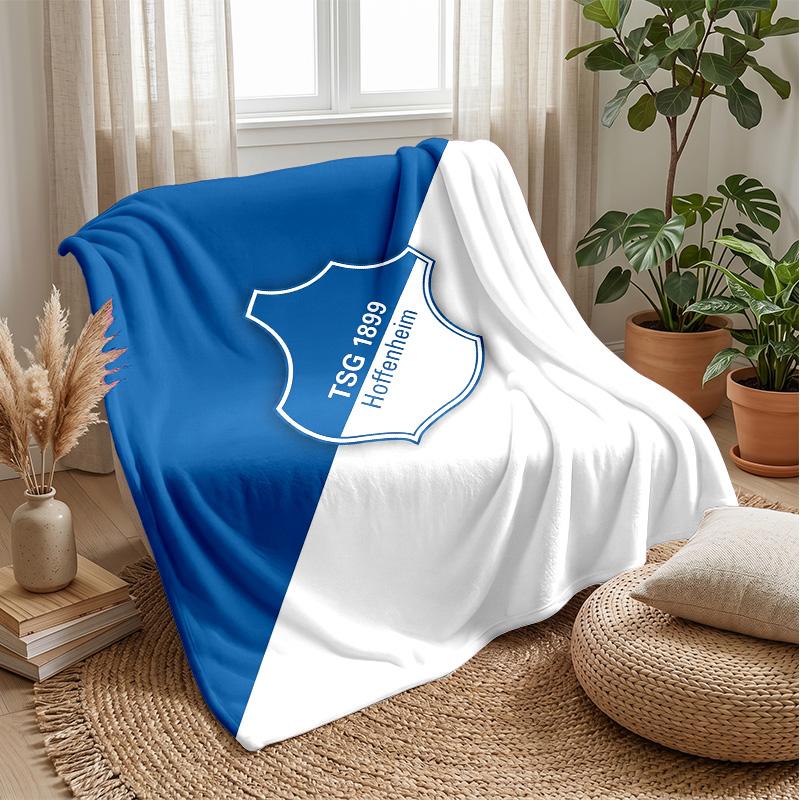 TSG Hoffenheim FC Soft Flannel Fleece Blanket Lightweight Cozy Warm Throw Blanket For Sofa Bed Home Decor