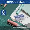 White Eraser, 8-Pack Bulk Erasers for Classroom,White Erasers for School, Classroom Must Haves & Back to School Supplies Eraser, Latex-Free & No