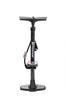 Panaracer Bicycle Pump (Compatible with All Valves), Resin, One-Touch Floor Pump with Gauge, BFP-PGEZ1-B