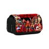 Dual One Piece Compartment Pencil Bag With Waterproof Material For School Use