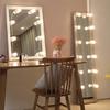 Makeup Vanity Mirror LED Light with Adhesive, No-Punch Installation, and Replaceable Bulb for Bathroom.