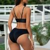 Damen Split Bikini Badeanzug Sport Badeanzug