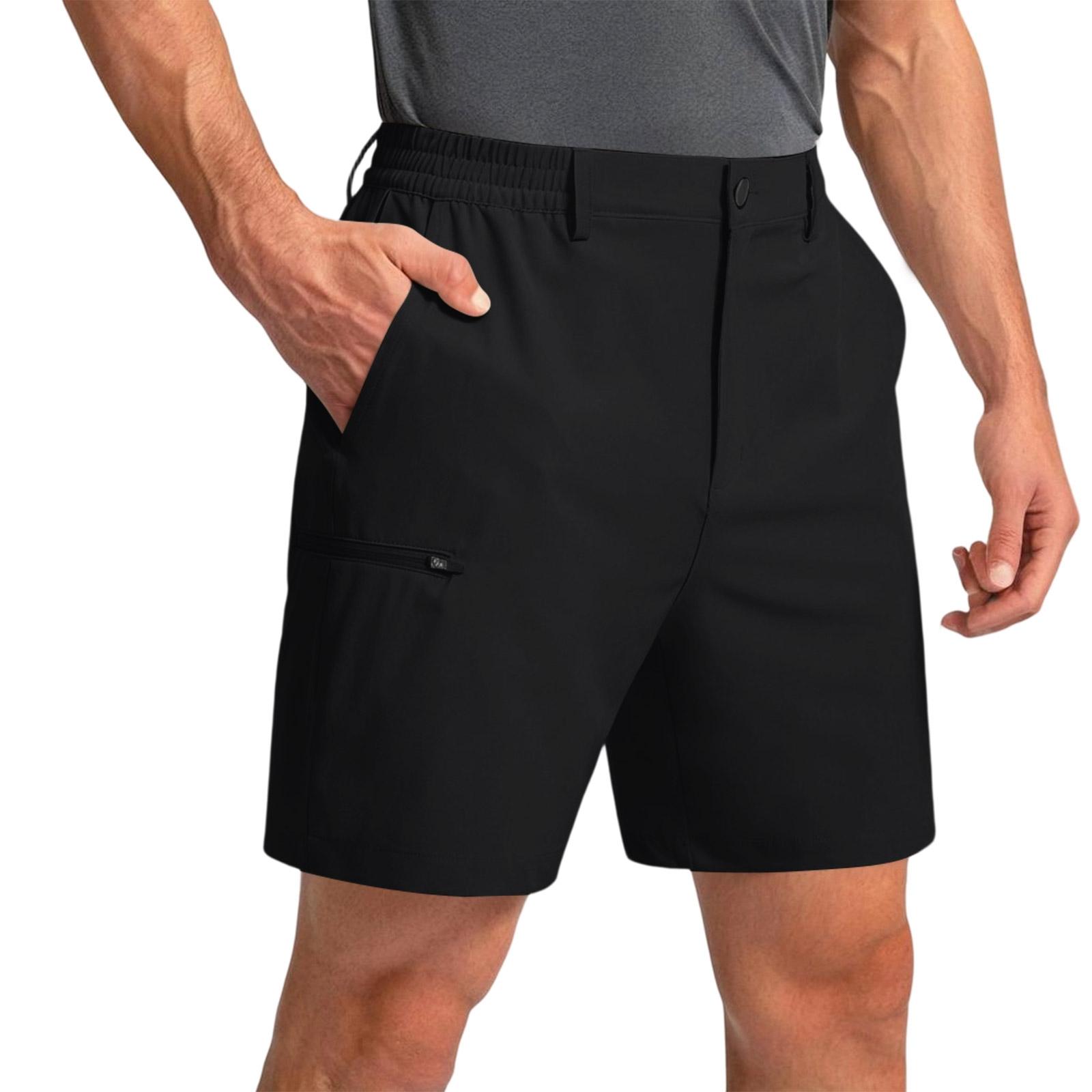 Men s Casual Sports Straight-leg Shorts - Men s Multi-pocket Work Pants L