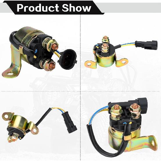 Starter Solenoid Relay For Polaris Ranger 400 500 570 700 800 Sportsman 500 700 800 RZR 4 S XP 570 800 900 Replace 4010947 4012001
