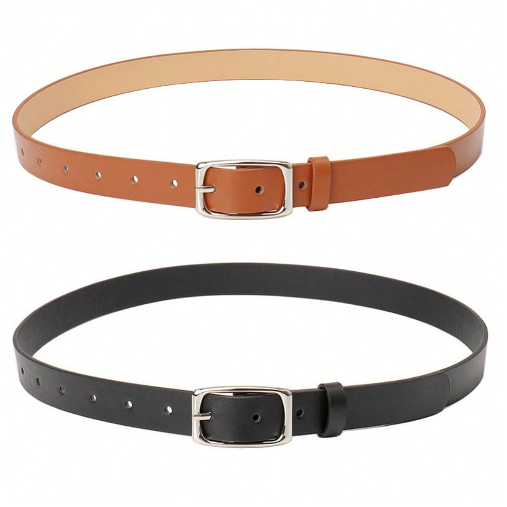New Simple and High-end Women's Belt Fashion Trend Versatile Pin Buckle Jeans Belt Belt Women