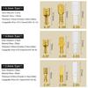 180PCS Gold Crimp Terminal Connector Electrical Wire Connectors Set 2 8 4 8 6 3mm Cold Press for Home Appliance and Railways