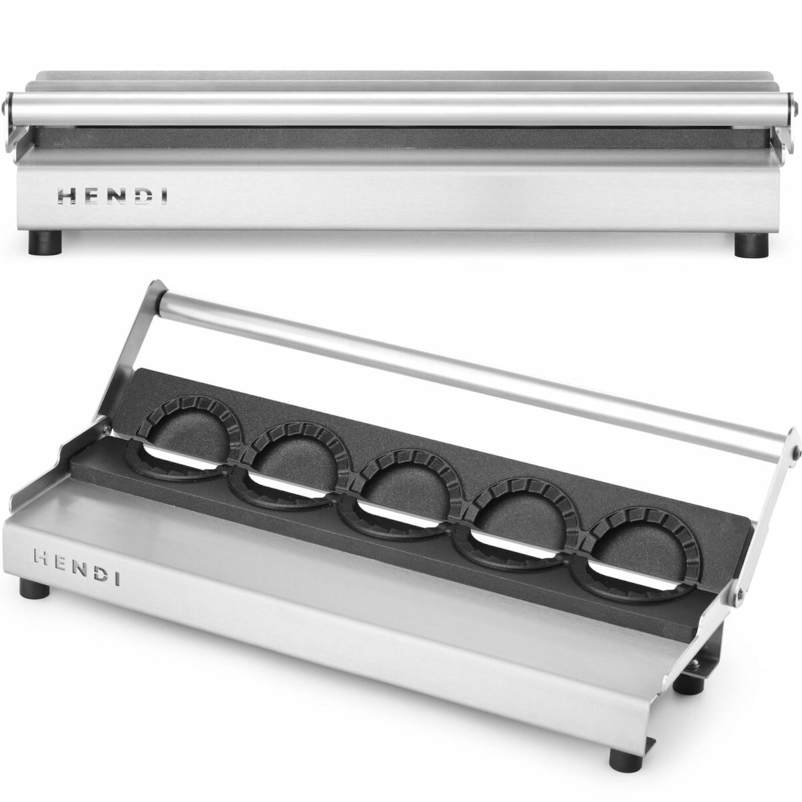 Manuelle Teigtaschenformmaschine zur Herstellung von 5 Teigtaschen mit 21 mm Durchmesser 80 mm