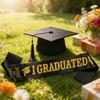 Graduation Set 2026 2026 Classic Photo Prop Accessory Graduation Hat And Sash Set For Men Women Youth Teens College Student