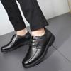 Fashion High Quality Genuine Leather Shoes Men Flats Fashion Men's Casual Shoes Brand Man Soft Comfortable Lace Up Black 99