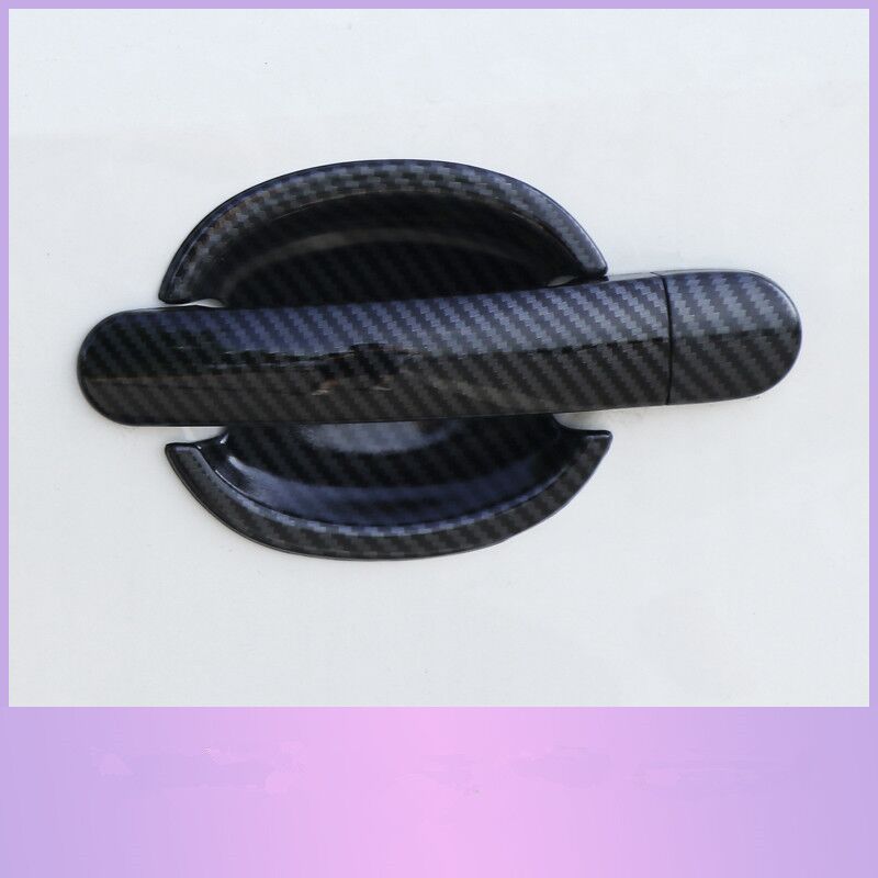 For Volkswagen VW Tiguan 2009 - 2014 New Carbon Fiber Chrome Car Door Handle Cover Cup Bowl Trim Sticker Styling Accessories