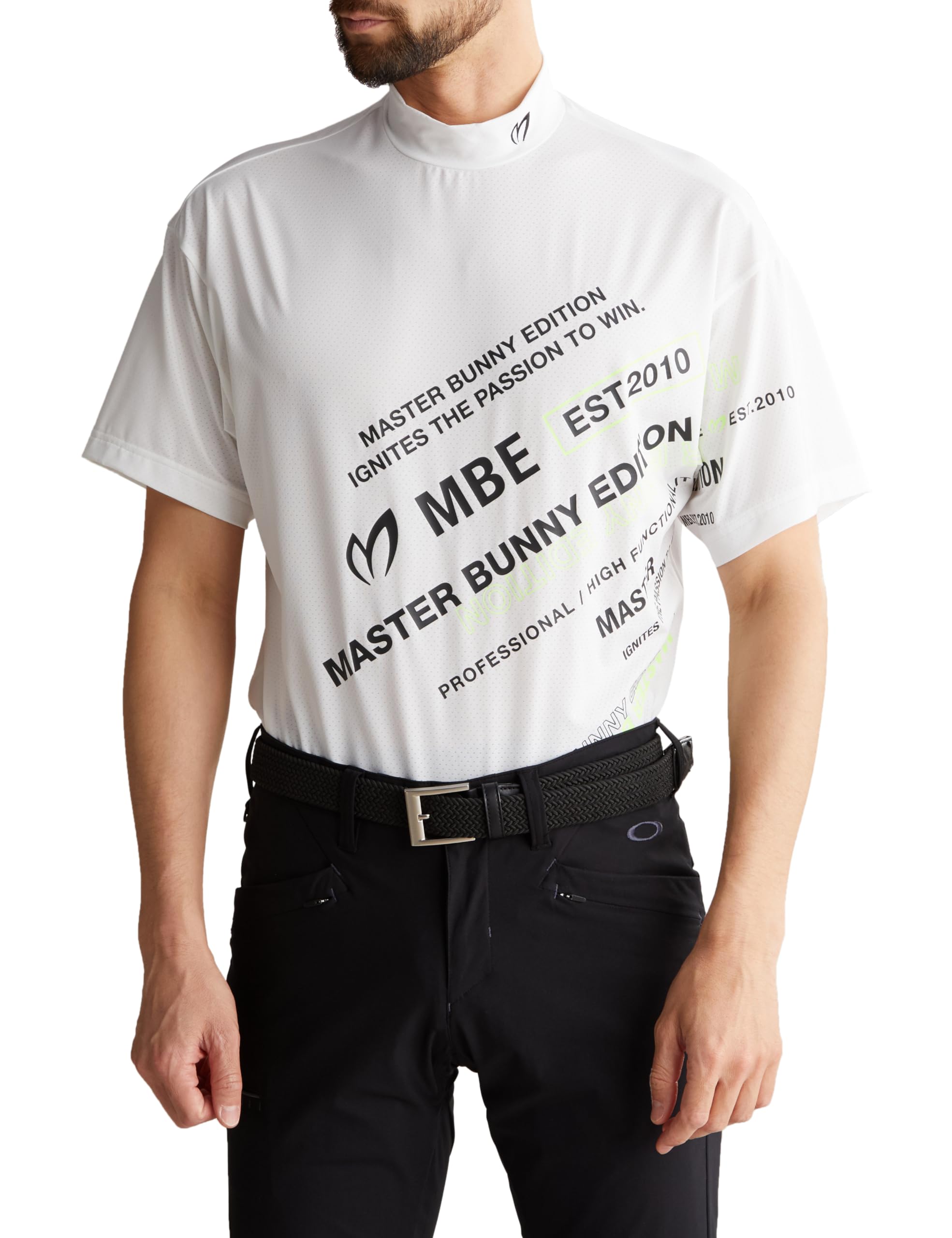 

Master Bunny Short Sleeve High Neck Shirt Golf Undershirt 4 Men s (Mesh Stretch) / / 758-4167405 030_White [M]