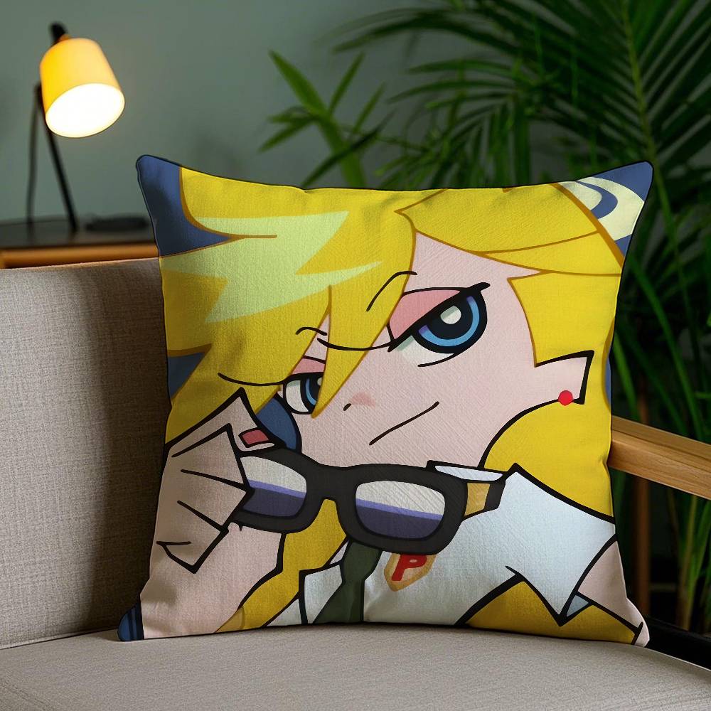 P-Panty S-Stocking Anime Pillow Case Anti-dustmite Invisible Zipper Sofa Bed