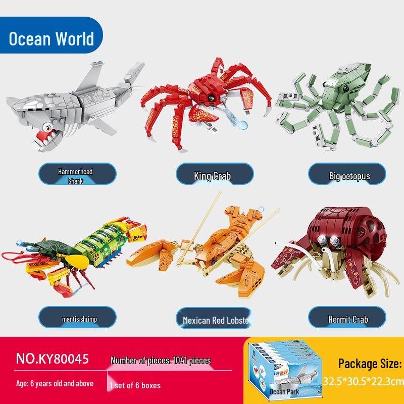 Kaizhi Ocean World Building Blocks: DIY Educational Toys for Kids