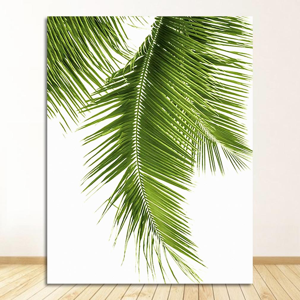 Tropical Banana Leaf Canvas Painting Green Plants Nordic Style Kids Room Decor Posters and Prints Wall Picture for Living Room