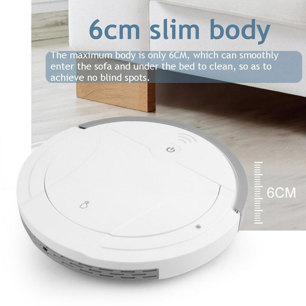 5-in-1 Fully Automatic Multifunctional Smart Robot Vacuum Cleaner USB Charging Sweeping Robot Dry/Wet UV Disinfection Cleaner