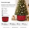 Amerikaanse Retro Metal Kerstboomrok met Hennep Touw en Klinknagels Decoratie.