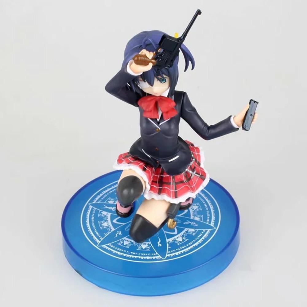 15cm Takanashi Rikka Anime Figure Chuunibyou Demo Koi Ga Shitai! The Eil Eye Kneeling Rikka Takanashi Action Figure Model Toys