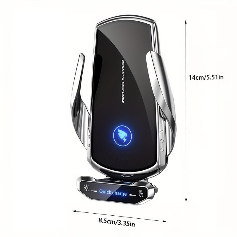 Caricabatterie Wireless Supporto per Telefono da Auto Stand Stazione di Ricarica Rapida 15W Per iPhone Xiaomi Samsung Huawei Caricabatterie Wireless Magnetico da Auto