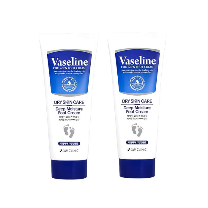 3w Clinic Cremă pentru picioare Vaseline cu colagen 150ml, Cremă de mâini Vaseline cu camelie 150ml (7 Opțiuni)
