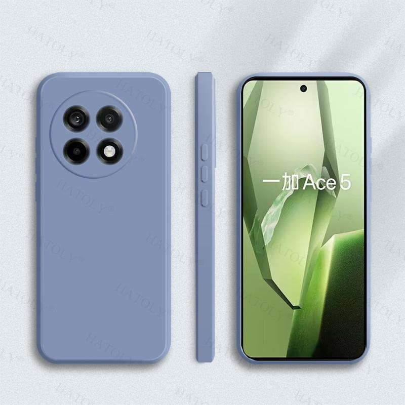 For OnePlus 13R Case Cover For OnePlus 13R Soft Liquid Silicone Candy Color Back Case For OnePlus 13R Case 6.78 inch