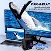 ELP 4K HDMI USB-kamera Vidvinkel PC-kamera för datorskärm Samtidig utgång Mini UVC-webbkamera 2x digital zoom 8MP USB-säkerhetskamera Grader