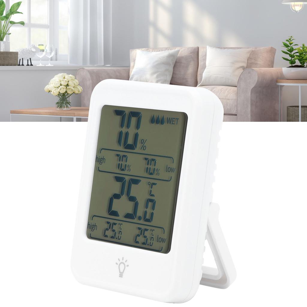 1 Thermometer Hygrometer Digital Temperature Humidity Meter  with LCD Display Backlight