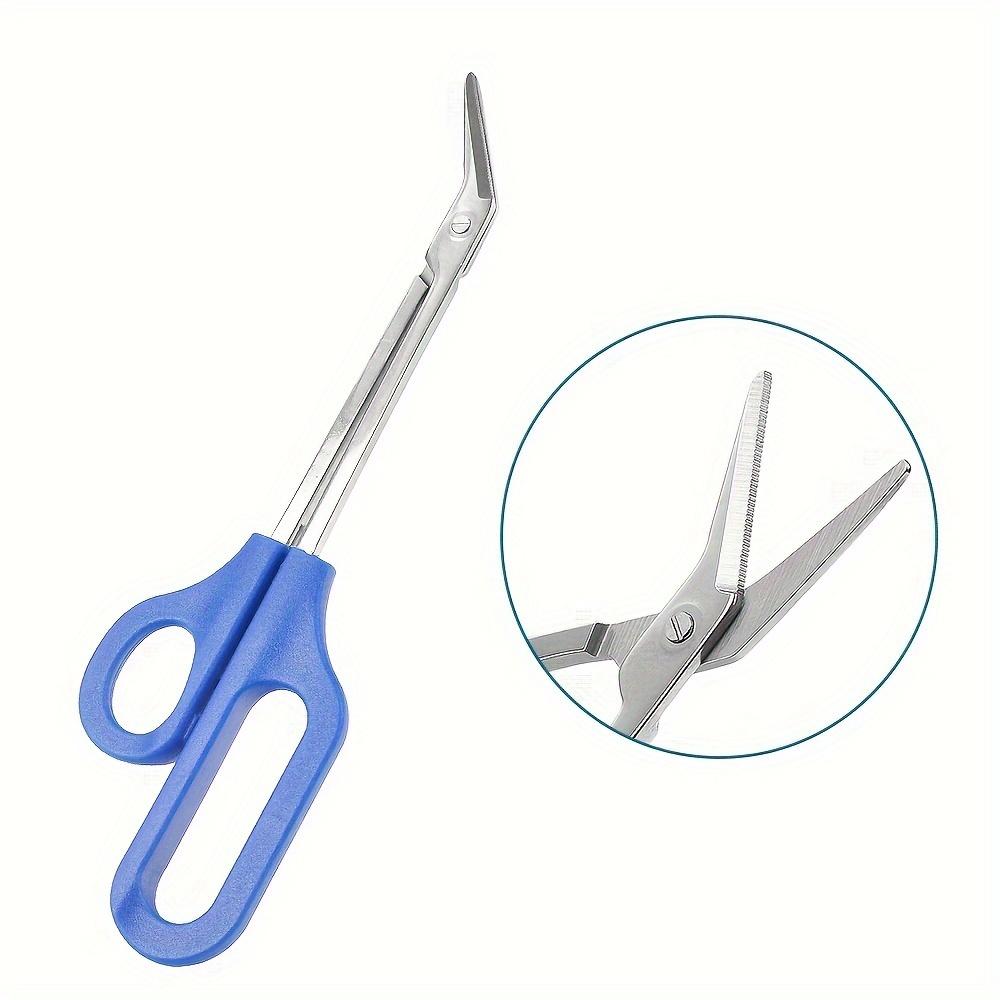 1pc Toenail Scissors Toe Nail Clippers For Thick Toenails Long Handled Precision Scissor Cutter Nail Art Clipper Nipper Trimmer Cuticle Scissor