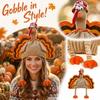 Thanksgiving Turkey Hat Creative Party Decoration, Funny Costume Accessory for Adults and Kids