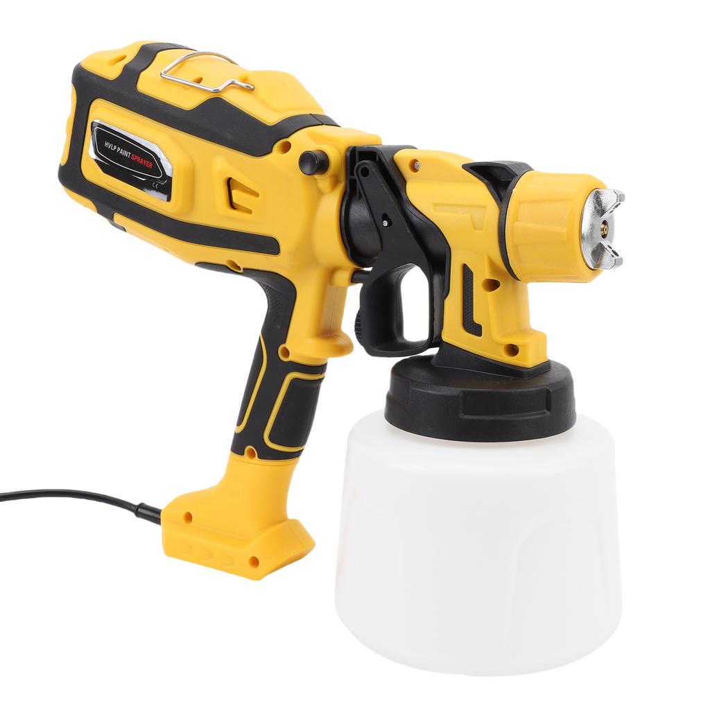 Paint Sprayer Tool, 800W Electric Spray Paint Gun with 5 Nozzles, Detachable Light, 3 Spray Patterns, Easy To Clean