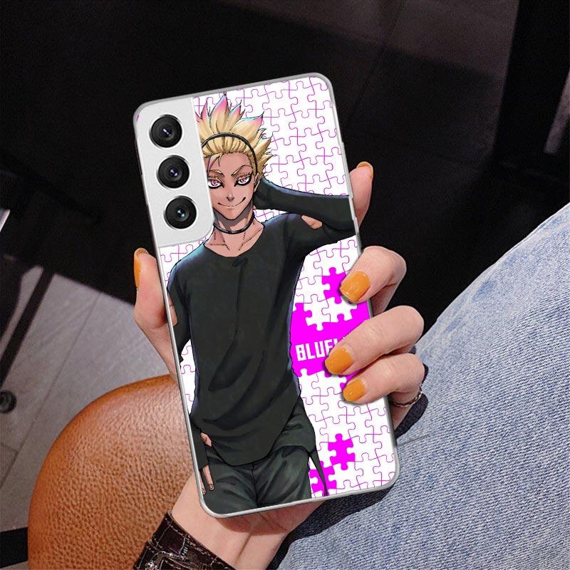

Blue Lock Shidou Ryusei Phnoe Case for Samsung Galaxy S26 S25 Edge S23 S24 Ultra S22 Plus S21 S20 FE Unique Cover Soft Coque Gal Samsung S22 Plus