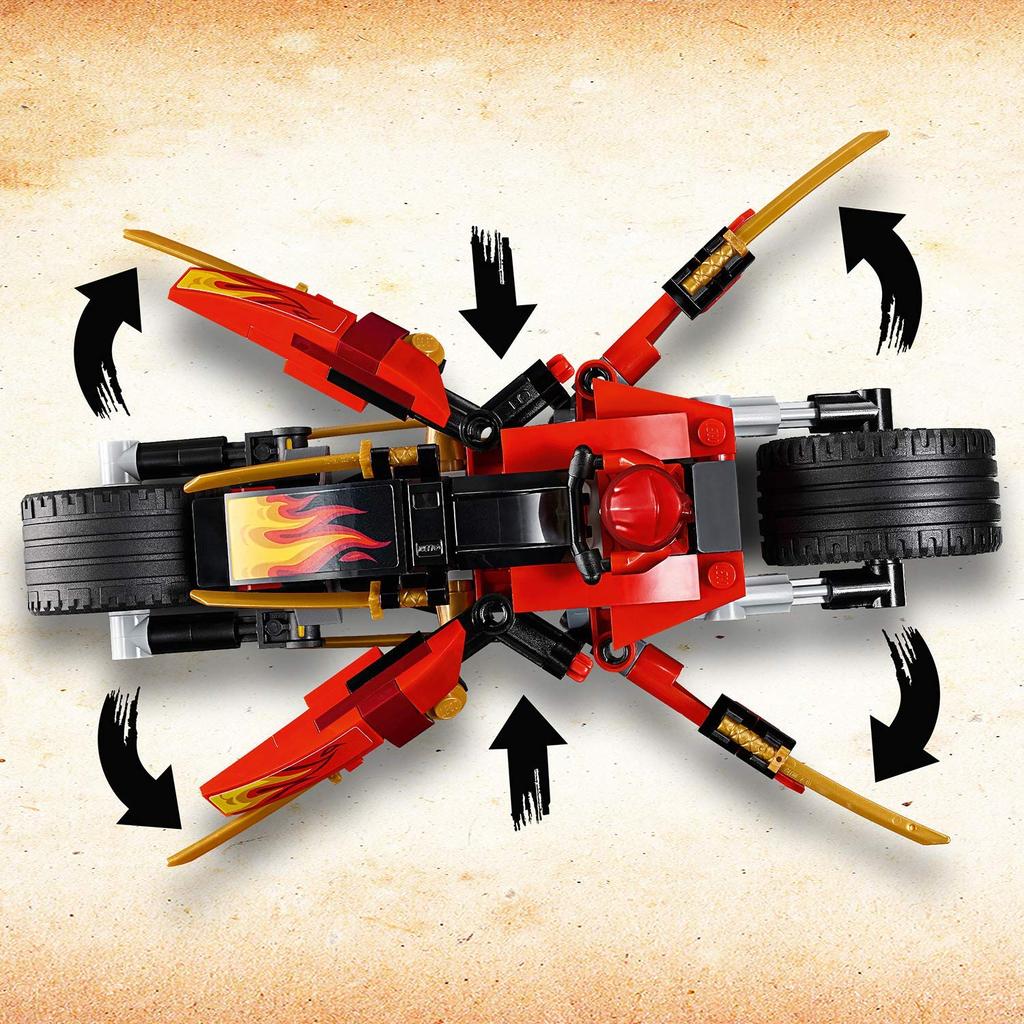 LEGO Ninjago Kai & Zane Wyścig motocyklowy 70667 Klocki Zabawka dla chłopców