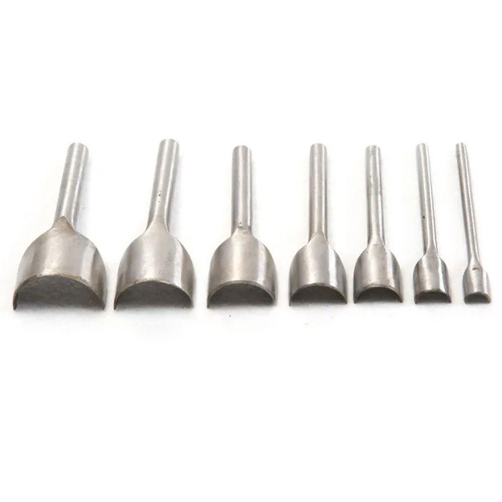 1Pcs 10-50mm Leather Craft Tool Half Round Handmade Arc-shaped Punch Semicircular DIY Wallet Edge Trimming Tool for Belt Strap