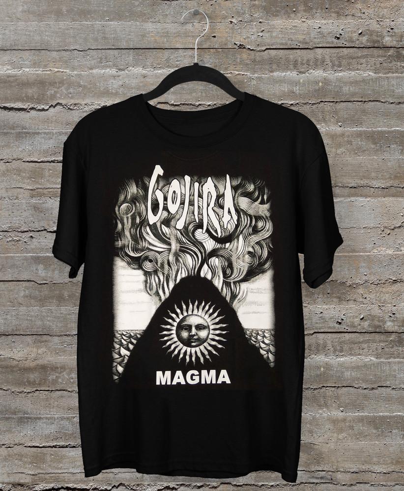 Gojira Tshirt GOJIRA  Magma  Black All Size Gift For Fan Shirt VC1113 Unisex T-Shirt XXL