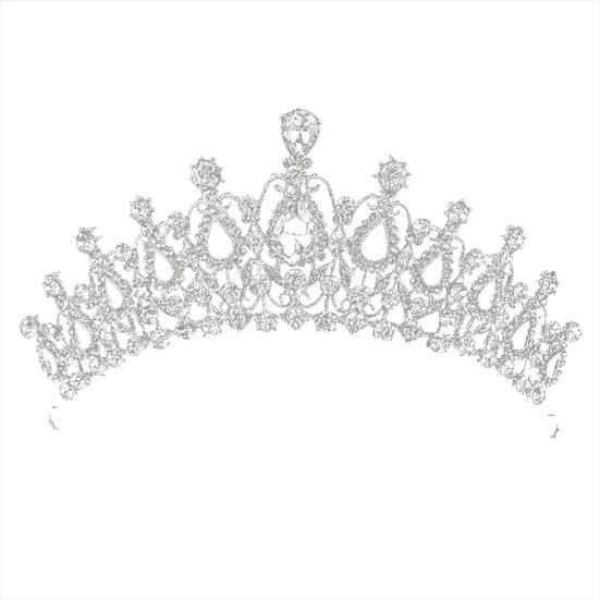 

Барокко стиль свадебные блестящие горный хрусталь оголовье корона выпускного вечера женские украшения белый