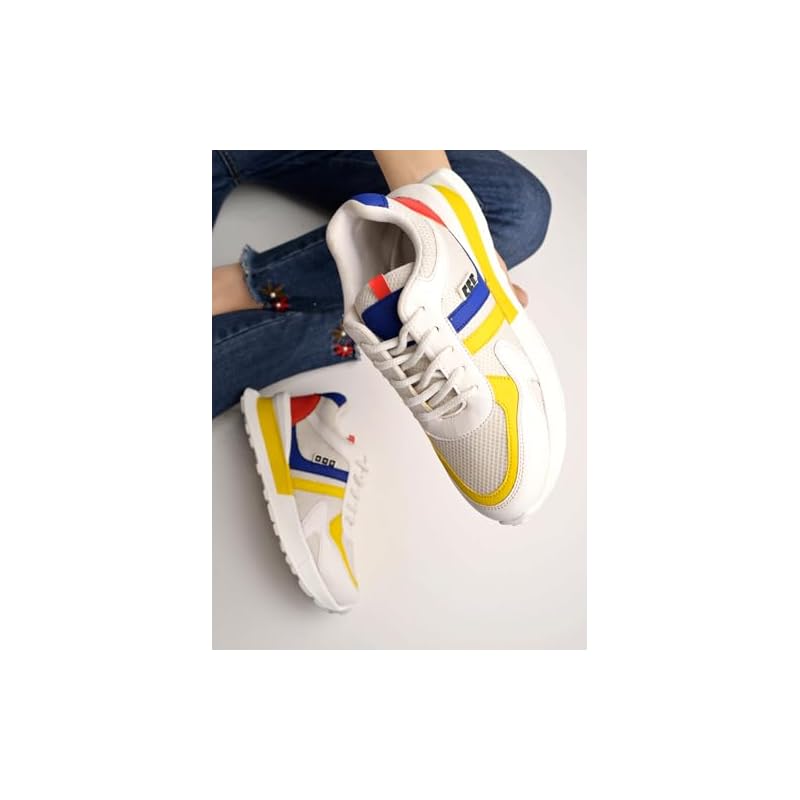 Shoetopia Smart Casual White Sneakers For Women & Girls-Eu40 7 UK белый
