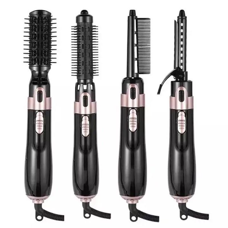 Electric Hair Dryer Blow Dryer Comb Rotating Hot Air Brush Hairdryer Hair Blower Brush 4 in 1 Hotel Household Salon Professional
