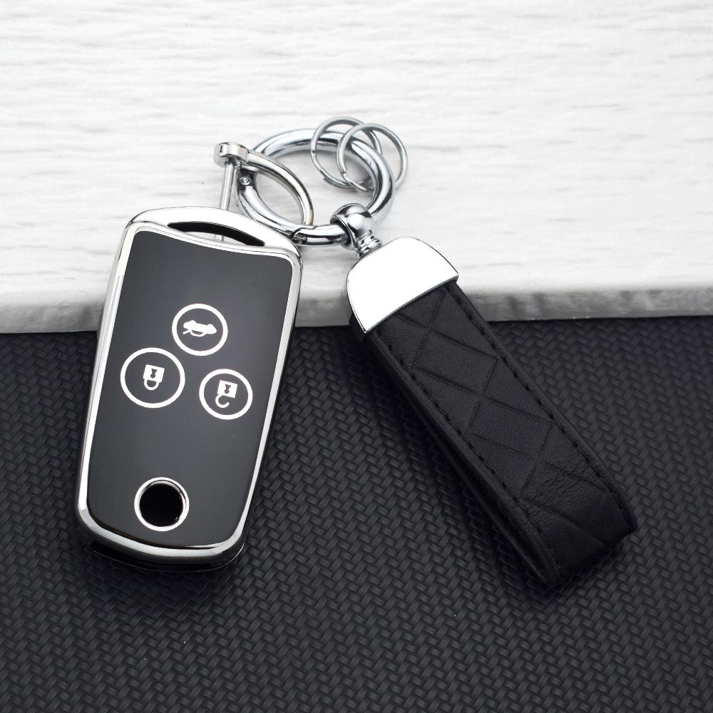 TPU Car Flip Key Case Cover For Acura TL TSX ZDX RSX CRZ Honda Civic Fit Accord CRV HRV Jazz Odyssey Car Key Chain Accessories