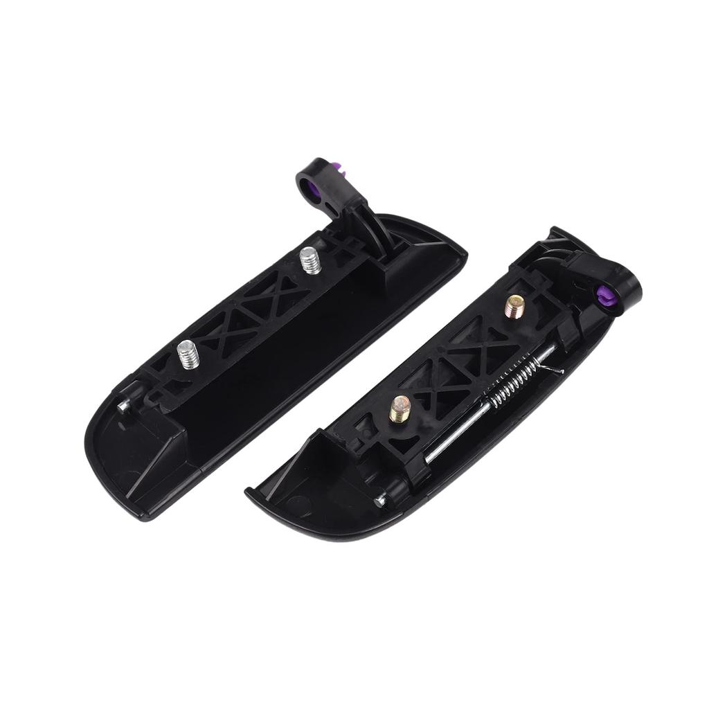 VENOAL 2pcs Car Black Front Rear Outer Door Handle Exterior Door Open Knobs Left and Right Fit New Alto
