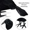 Simulation Black Crow Halloween Black Crow Props Simulation Fake Bird Ghost Festival Halloween Decorat  2025newion Scary Toys