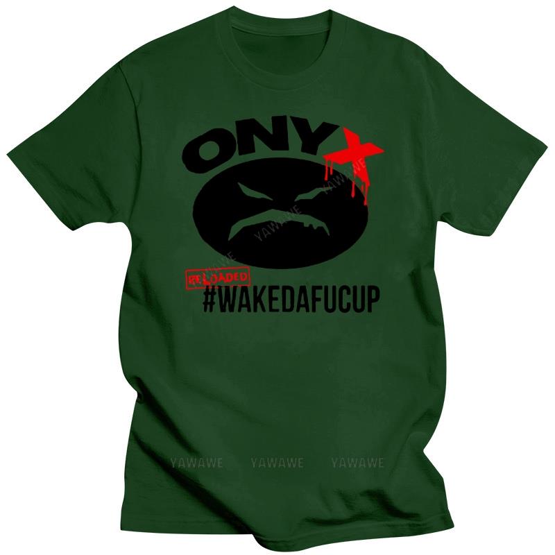 

Чоловічі брендові літні футболки Для чоловіків ONYX WAKEDAFUCUP Реп Хіп-хоп Музика Біла футболка Розмір S M L XL 2XL 3XL Чоловічі футболки Топи XL