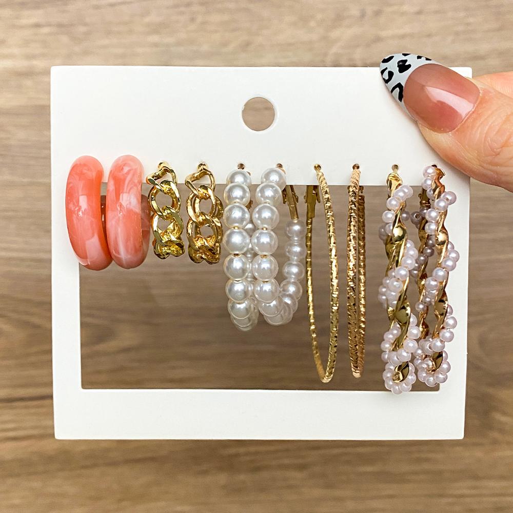 Conjunto de brincos de acrílico para mulheres, brincos pendurados de borboleta dourada punk, conjunto tendência de brincos, joias, presentes