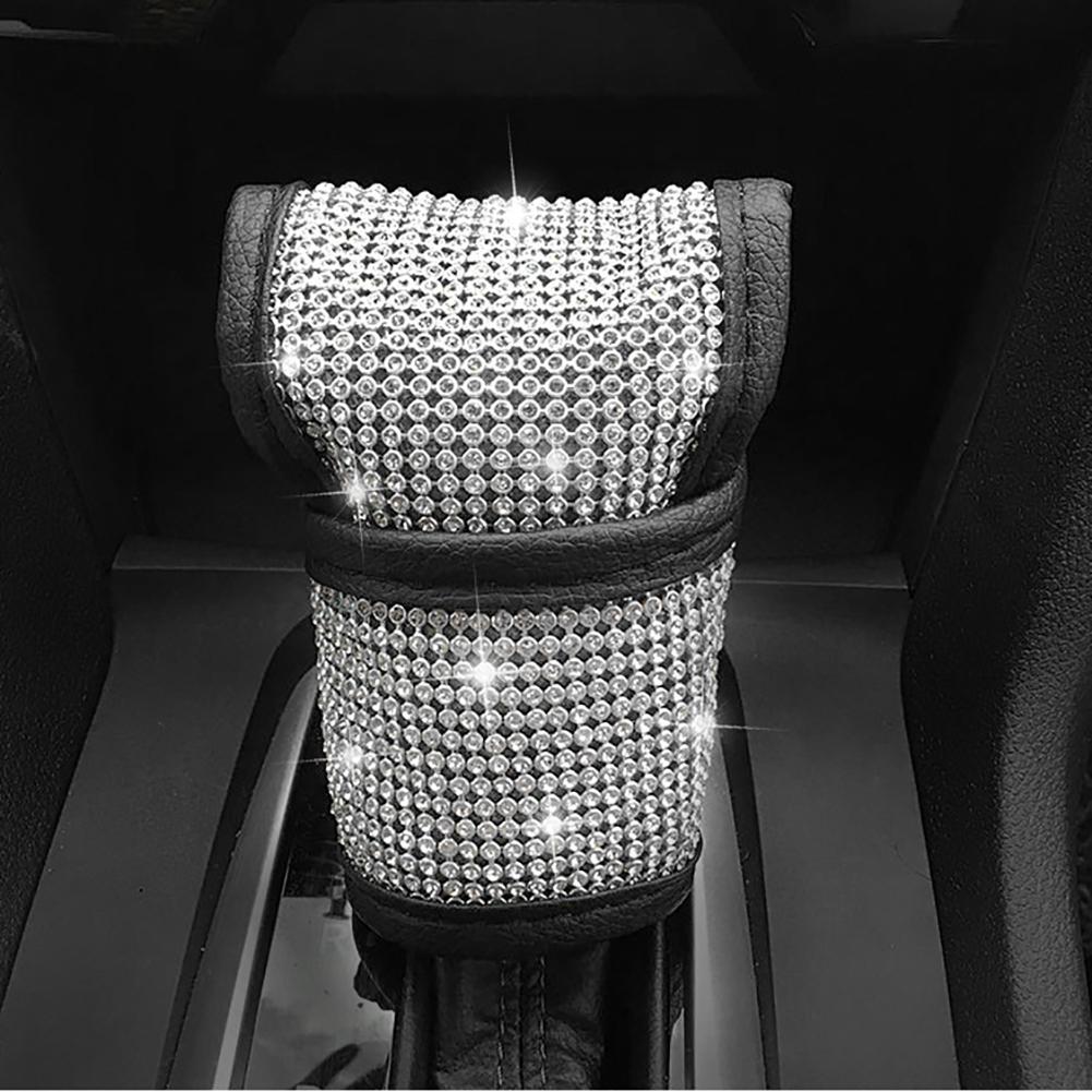Universal Bling Crystal Car Gear Shift Cover Cover for All Style Car Gear Shift